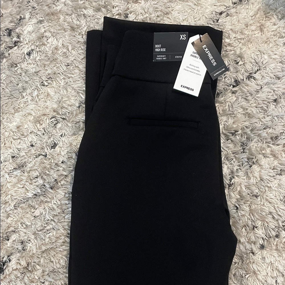 Express Ladies MBlack High Rise Pants